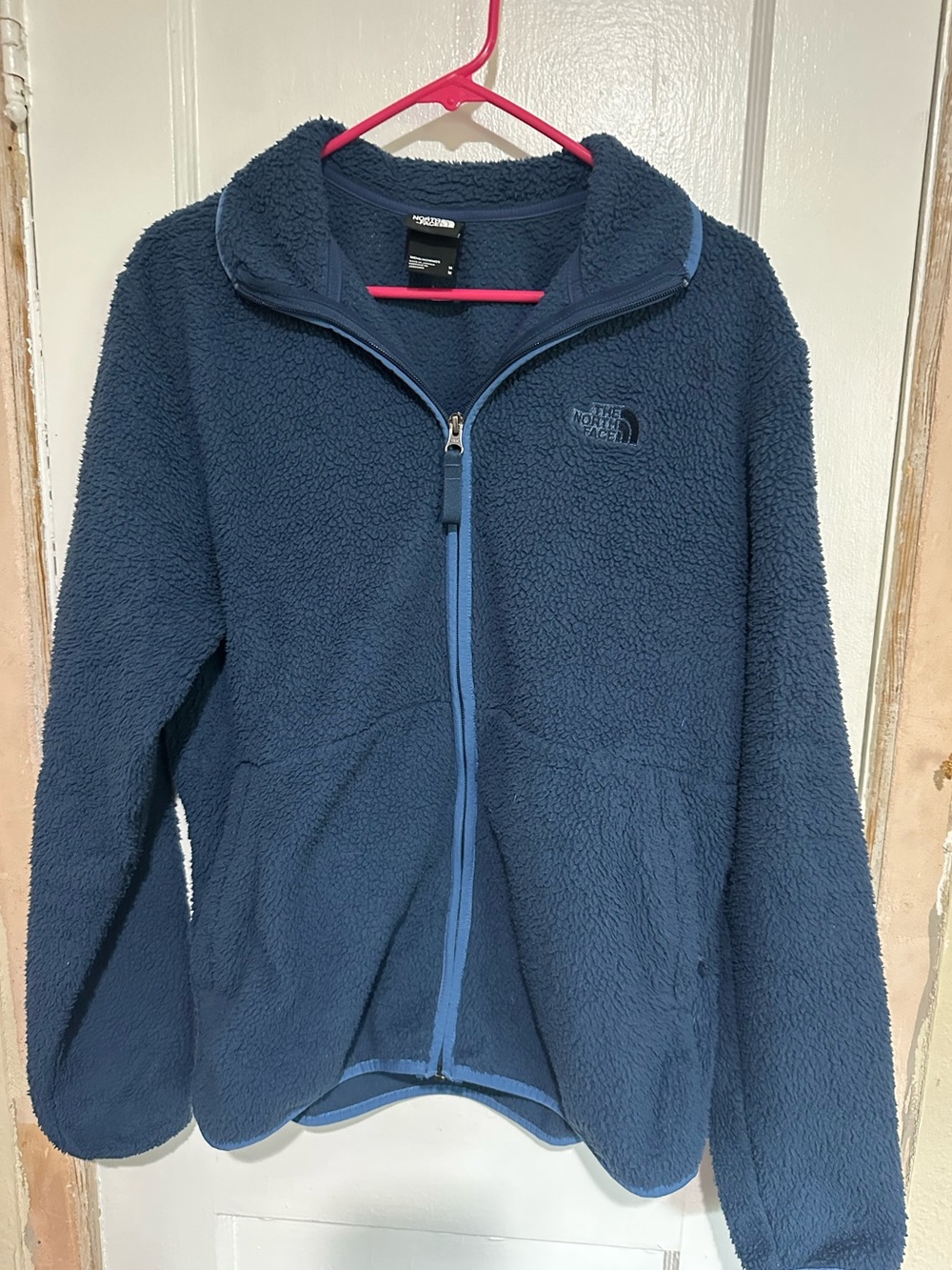 The North Face Men’s Navy Blue Fleece Jacket